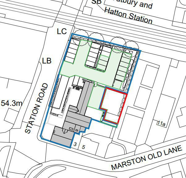 RESIDENTIAL DEVELOPMENT SITE, CASTLE APARTMENTS, STATION ROAD, HATTON, DERBYSHIRE